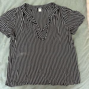 Old navy blouse, striped, small